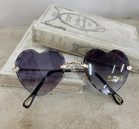 Cut glass Sunglasses-Purple